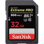 SanDisk Extreme PRO 32GB SDHC karta, UHS-II U3 V90, 300R/260W