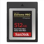 SanDisk Extreme Pro CFexpress Card 512GB, Type B, 1700MB/s Read, 1400MB/s Write