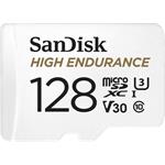 SanDisk High Endurance 128GB microSDXC karta, UHS-I U3 + adaptér