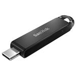 SanDisk Ultra USB-C 128GB, flash disk, USB 3.0 Typ-C, černý