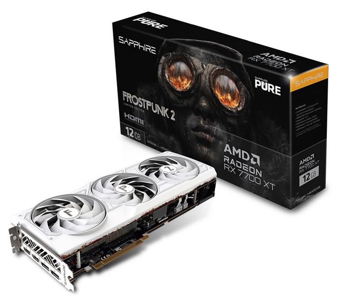 Sapphire PURE Radeon RX 7700 XT 12GB Frostpunk 2 Edition