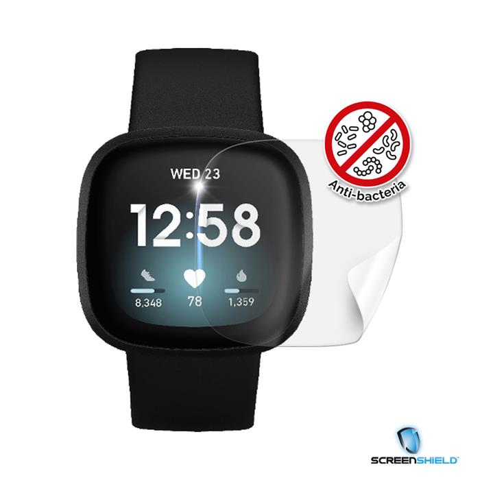 Screenshield Anti-Bacteria FITBIT Versa 3 folie na displej