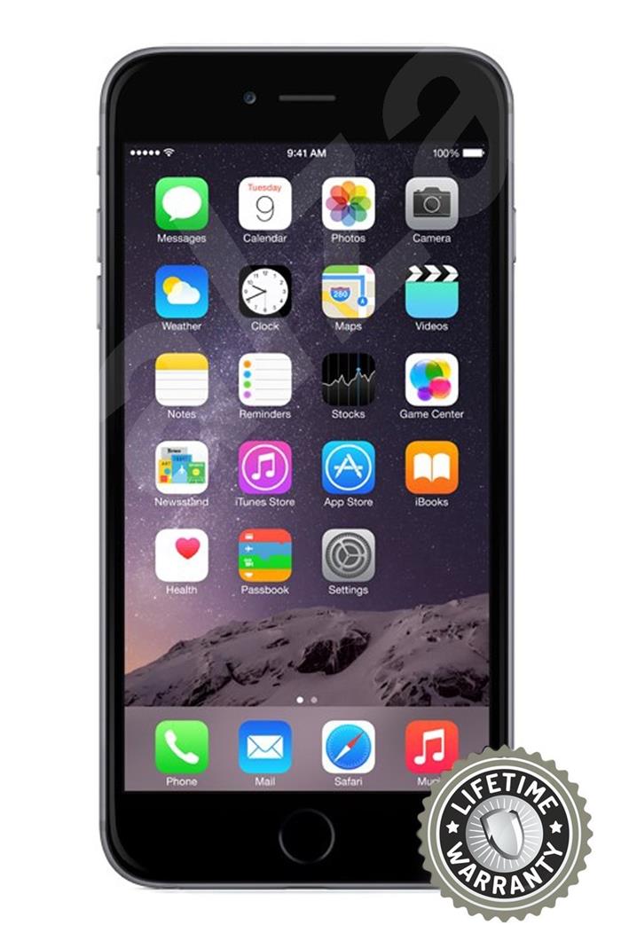 Screenshield temperované sklo pro iPhone 6/6S, černé