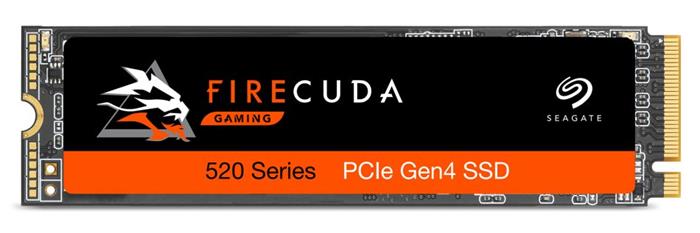 Seagate FireCuda 520 - 1TB SSD M.2 2280 (PCIe 4.0), TLC, 5GR/4.4GW