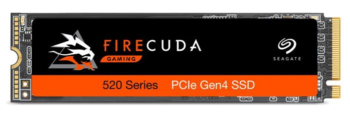 Seagate FireCuda 520 - 500GB SSD M.2 2280 (PCIe 4.0), TLC, 5GR/2.5GW