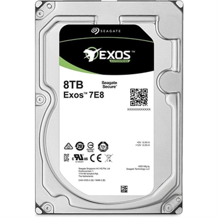 SEAGATE HDD Server Exos 7E10 512E/4kn (SED BASE, 3.5'/ 8TB/ SATA 6Gb/s / 7200rpm)