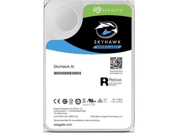 Seagate SkyHawk AI 8TB, 3.5" HDD (DVR), 7200rpm, 256MB, SATA III