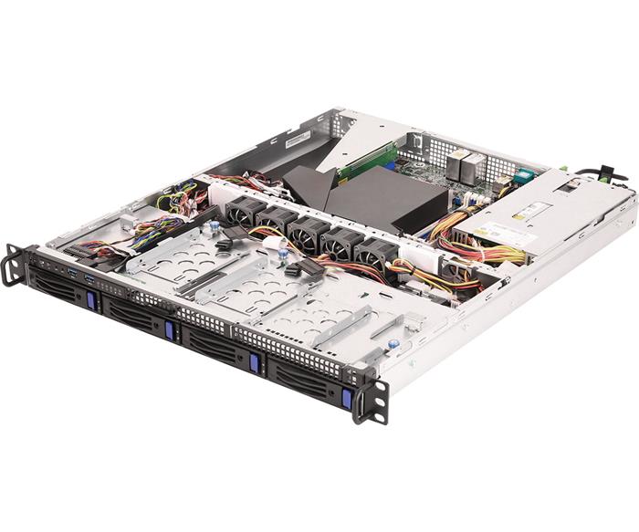 Server 1U4LW-X470 1U AM4, PCI-E16, 2GbE, 4sATA,IPMI, 4DDR4, (80+ GOLD)