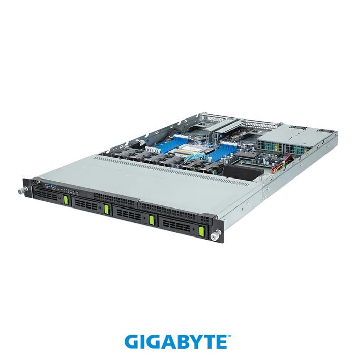 Server R163-Z30 1U S-SP5(400W), 1GbE, 4sATA/NVMe4, M.2, 12DDR5, 2PCI-E16(g5), 2OCP3, IPMI, rPS (80+ PLAT.)