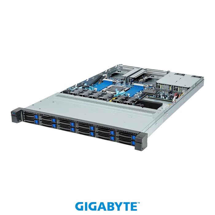 Server R163-Z32 1U S-SP5(400W), 1GbE, 12SFF, M.2, 12DDR5, 2PCI-E16(g5), 2OCP3, IPMI, rPS (80+ PLAT.)