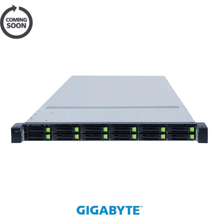 Server R183-Z92 1U 2S-SP5(400W), 2GbE, 12NVMe4/SFF, 3M.2, 24DDR5, 2PCI-E16(g5), 2OCP3, IPMI, 1k6W rPS (80+ PLAT.)