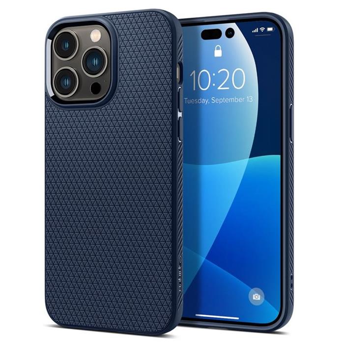 Spigen Liquid Air, navy blue - iPhone 14 Pro