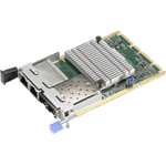 Supermicro AOC-ATG-I2T2SM - 2×10GbE-T & 2×10GbE (SFP+), proprietární AIOM ff (0,5U), (X710-TM4 "Fortville")