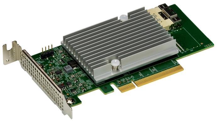 Supermicro AOC-S3808L-L8IR-O (3808) SAS3RAID(0/1/10) 1×8654-8i, PCI-E8(g4),LP