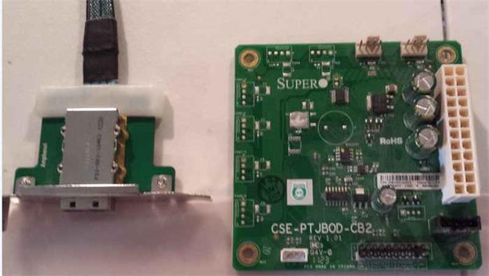 SUPERMICRO CSE-PTJBOD-CB2 Power board for JBOD - Power supply monitor/Fan speed control card