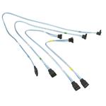 Supermicro Set SATA kabelů CBL-0180L-01 (délka 70/59/48/38cm)