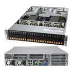 SuperServer 2124US-TNRP 2U 2S-SP3(280W), 2×10GbE-T&2×SFP+,24NVMe(g4)/SFF,IPMI,32DDR4-3200, 1PCI-E16g4,rPS (80+TIT)