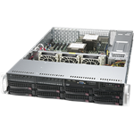 SuperServer 220P-C9R 2U 2S-P+(270W) 2GbE, 16SFF(8SAS3 RAID), 2+16DDR4, 5PCI-E16/8g4LP, M.2, IPMI, rPS 1,2kW (80+TIT)