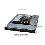 SuperServer 511R-W 1U S-LGA1700(V0) 2GbE, 4sATA, 4DDR5, 2PCI-E8g5,1E4g4, 2M.2, IPMI, 600W (80+TIT)