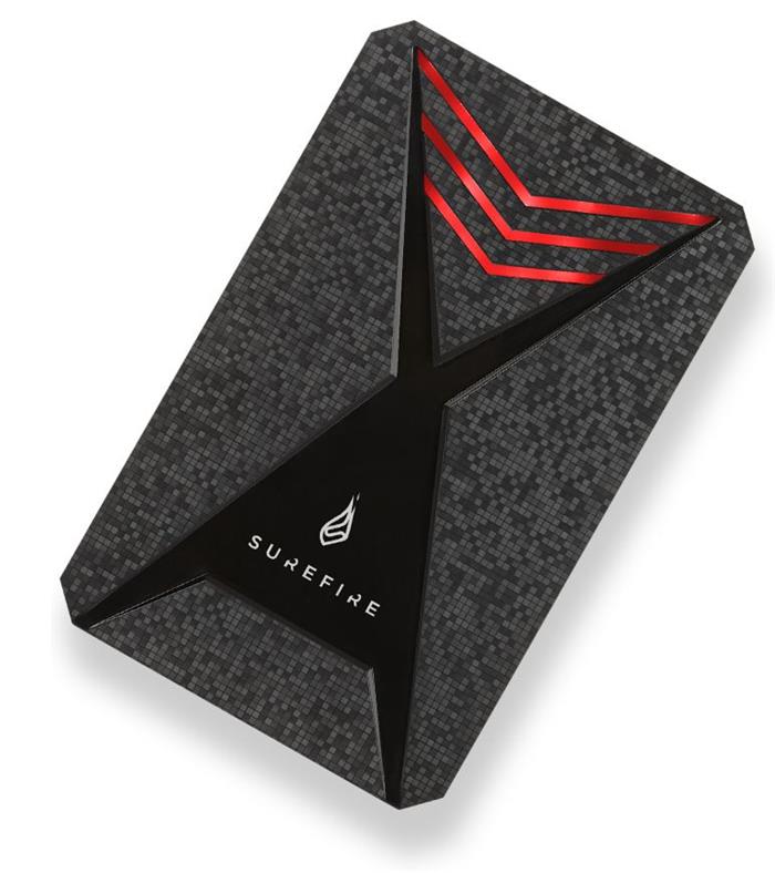 SureFire Gaming Bunker 1TB externí SSD, USB 3.0, černý