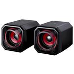 SUREFIRE Gator Eye Gaming 2.0 reproduktory, 5W RMS, černo-červené