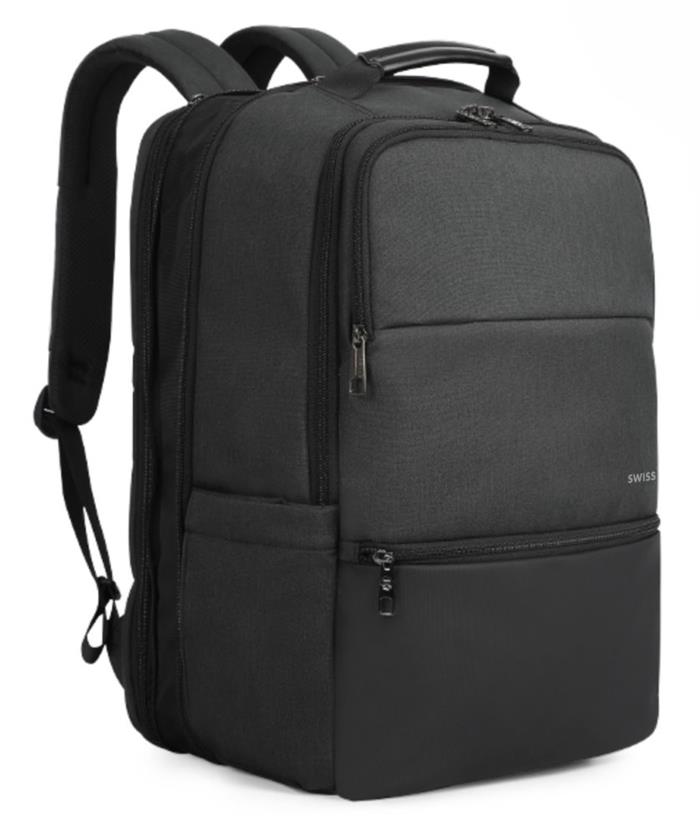 Swissten Laptop backpack batoh na notebook 15,6“, černý