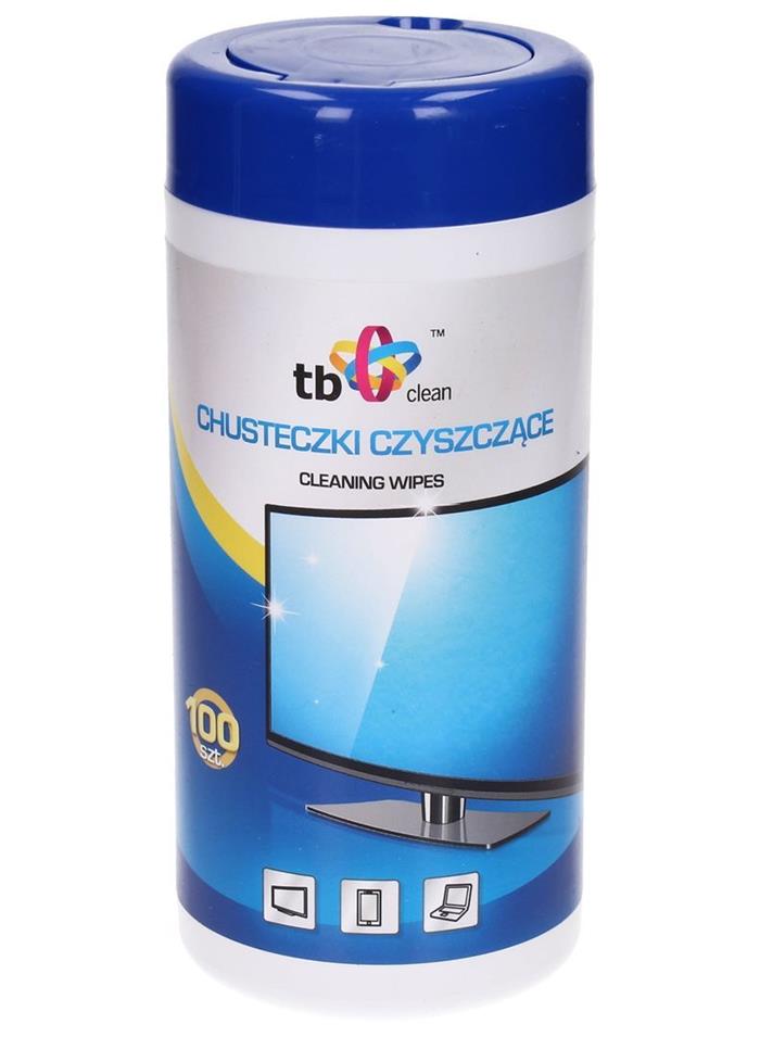 TB Clean vlhčené čistící ubrousky, 100ks