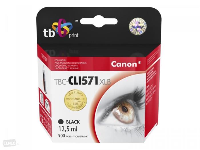 TB náhrada za Canon CLI-571XL BK, černá, 12.5ml