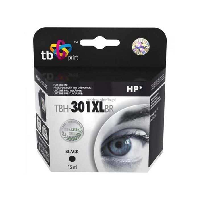 TB náhrada za HP 301XL černá, 15ml, CH563EE, refill