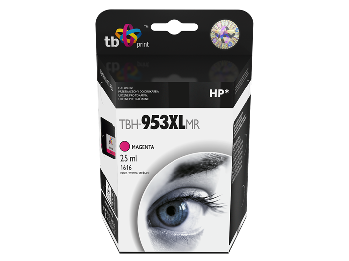 TB náhrada za HP 953 XL, purpurová, 25ml, refill