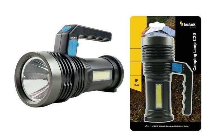 Technik Camping Lamp C20 nabíjecí svítilna s madlem 300lm čelní a boční LED