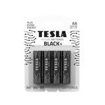 Tesla AA BLACK+ alkalická, 4 ks