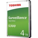 Toshiba S300 Surveillance - 4TB, 3.5" HDD, 7200rpm, 128MB, SATA III, bulk