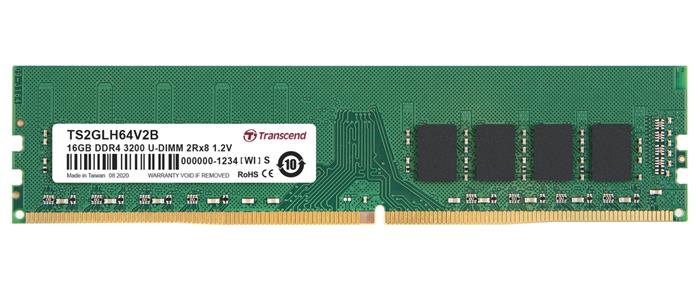 Transcend 16GB DDR4 3200MHz CL22 DIMM, 1.2V