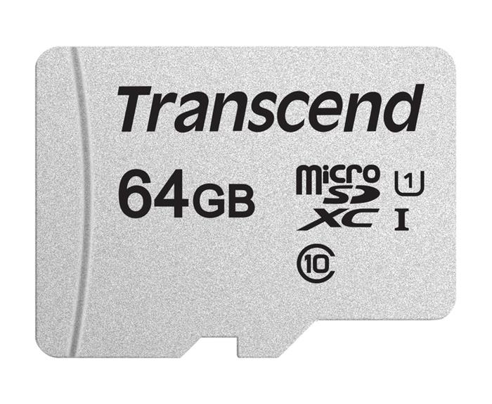 Transcend 300s 64GB microSDXC karta, UHS-I U1