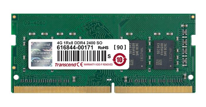 Transcend 4GB DDR4 2400MHz CL17, SO-DIMM