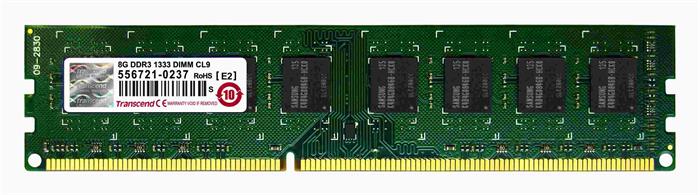 Transcend 8GB 1333MHz DDR3 CL9 DIMM Unbuffered