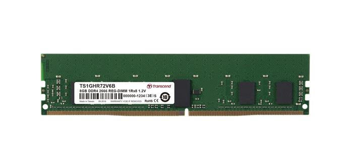 Transcend 8GB DDR4 2666MHz CL19 ECC Reg, 1Rx8, R-DIMM