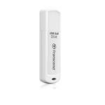 Transcend JetFlash 730 - 32GB, flash disk, USB 3.0, bílý