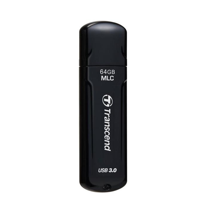 Transcend JetFlash 750 - 64GB , flash disk, USB 3.0, černý