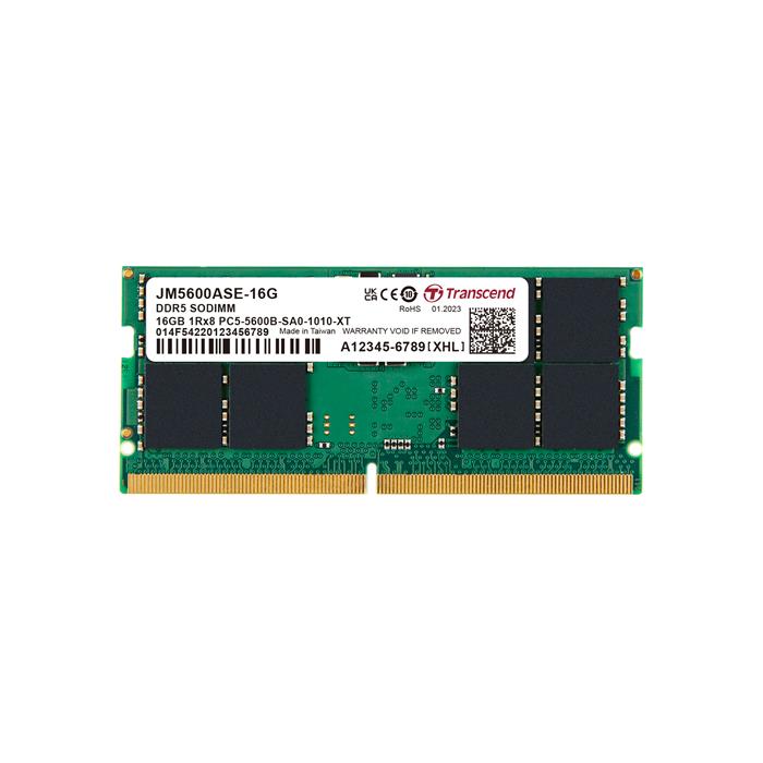 Transcend JetRam 16GB DDR5 5600MHz CL46 1Rx8 SO-DIMM