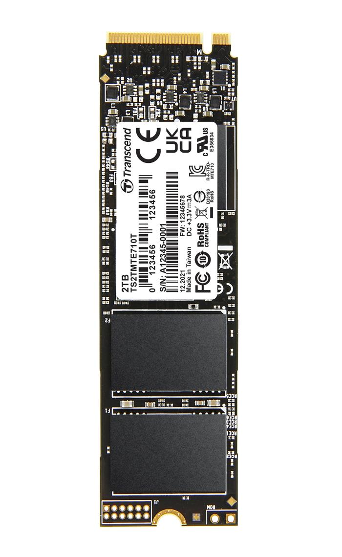 Transcend MTE710T 2TB SSD M.2 2280 (PCIe 4.0), TLC, 3800R/3200W