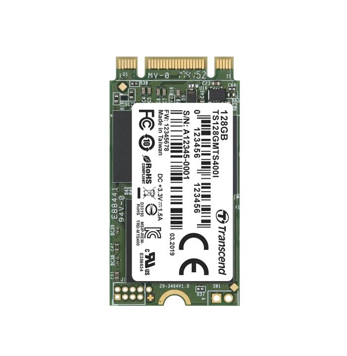 Transcend MTS400I 128GB SSD M.2 2242 (SATA), MLC, 530R/470W