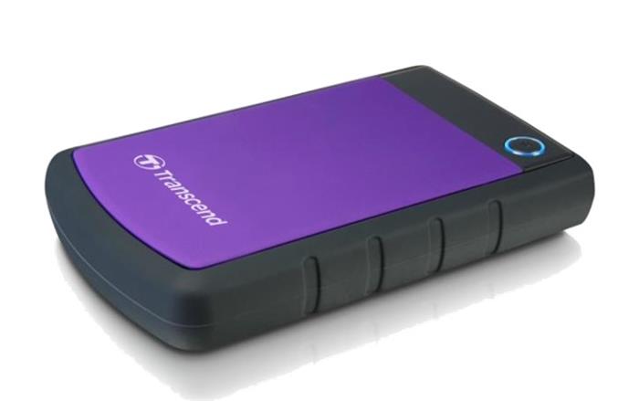 Transcend StoreJet 25H3P - 4TB, externí 2.5" HDD, USB 3.0, fialový