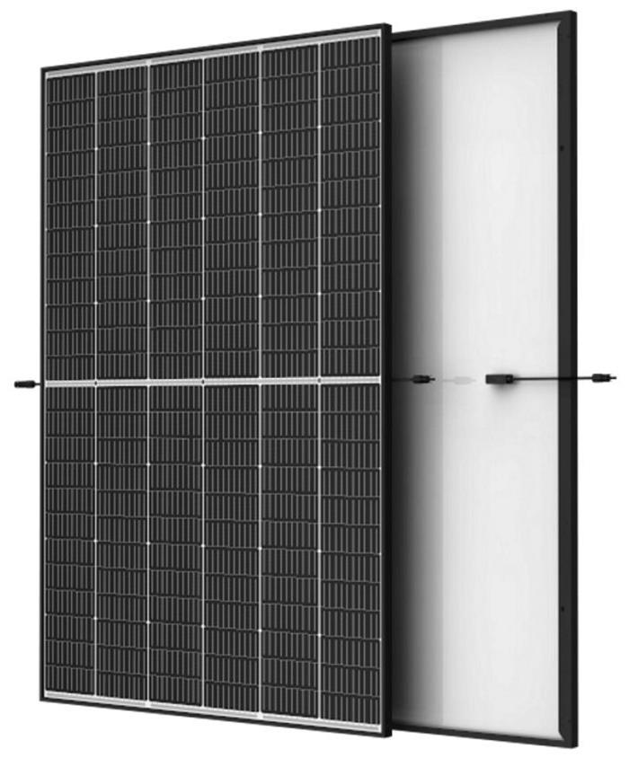 Trina Vertex S TSM-DE09R.08 420Wp / P-Type / Solární panel / Halfcut / Monokrystalický / 144 článků / černý rám