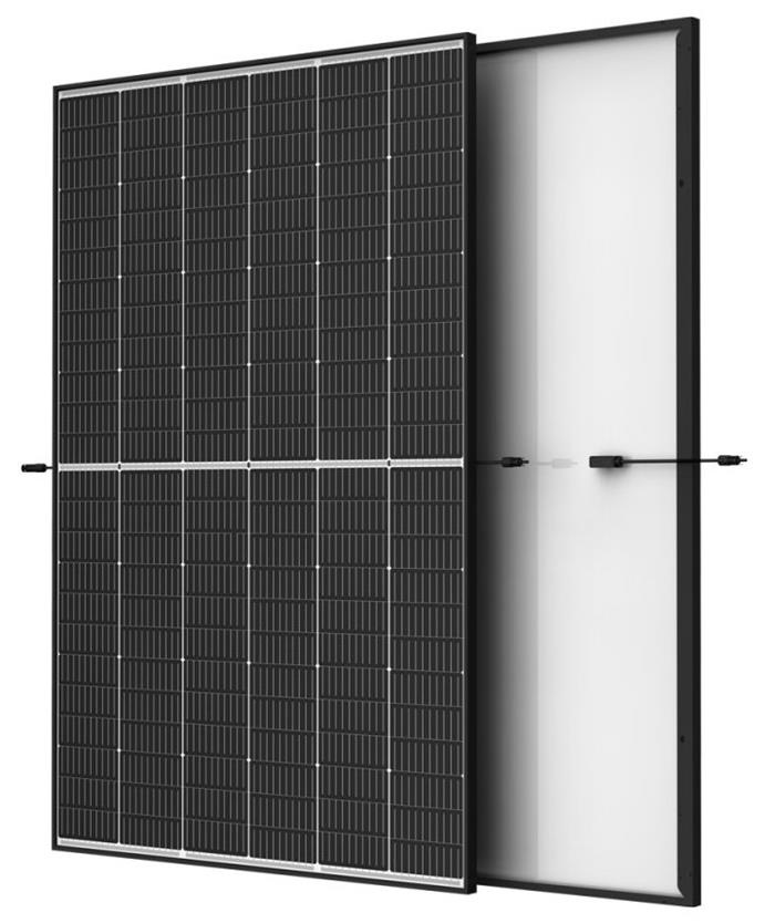 Trina Vertex S+ TSM-NEG9R.28 430Wp / N-Type / solární panel / Halfcut / Monokrystalický / 144 článků / černý rám