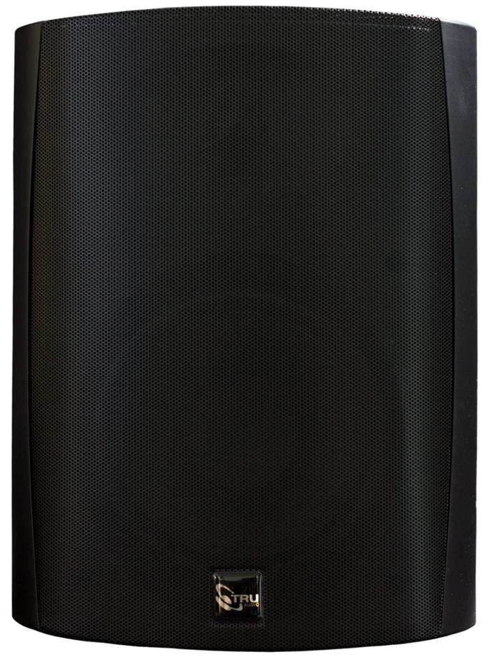 TRUAUDIO OL-70V-6BK - Venkovní reproduktor, výkon 30 W, 6,5" poly woofer, 70 V / 100 V, černá