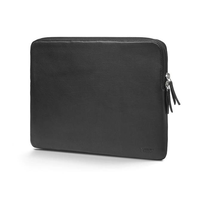 Trunk Leather Sleeve, black - MacBook Pro 14" M4/M3/M2/M1