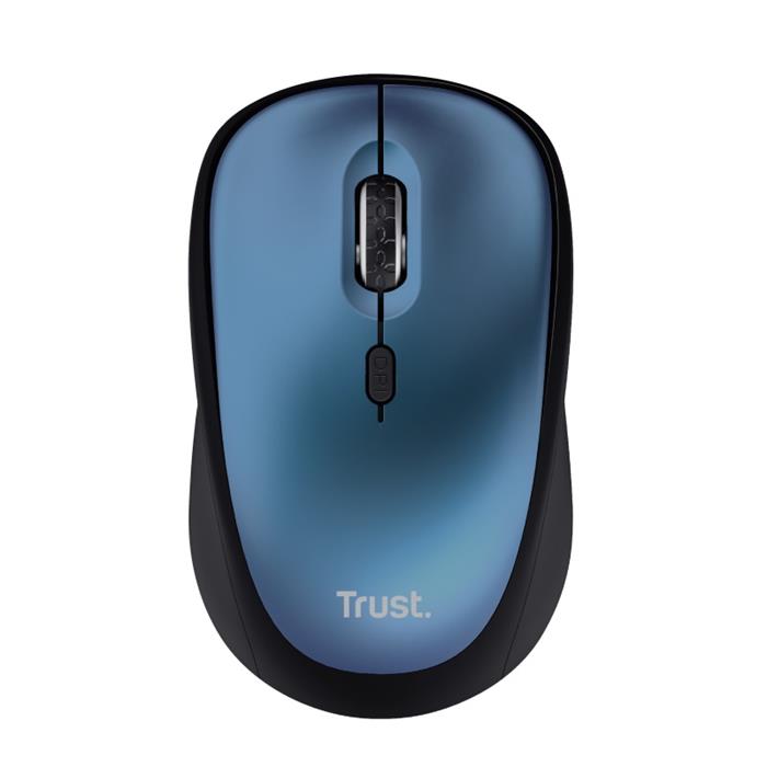 TRUST myš Yvi+ Wireless Mouse Eco Blue, modrá