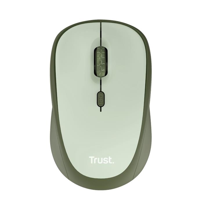 TRUST myš Yvi+ Wireless Mouse Eco Green, zelená